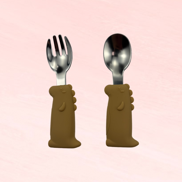 silicone manufacturer silicone baby forks and spoons series 1