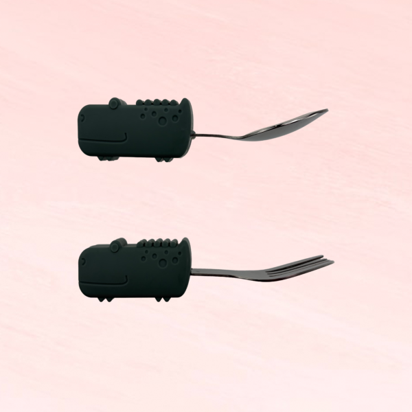 silicone manufacturer silicone baby forks and spoons series 10