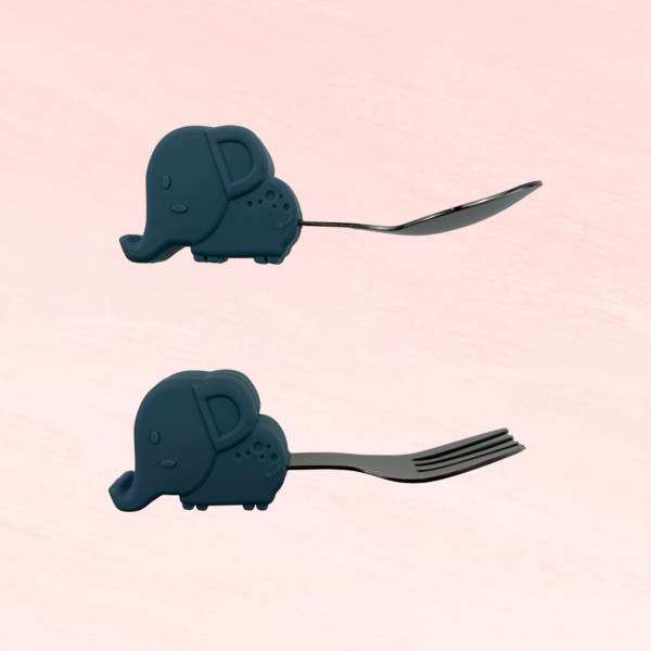 silicone manufacturer silicone baby forks and spoons series 11
