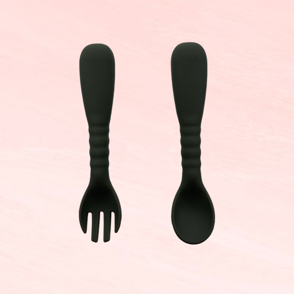 silicone manufacturer silicone baby forks and spoons series 5